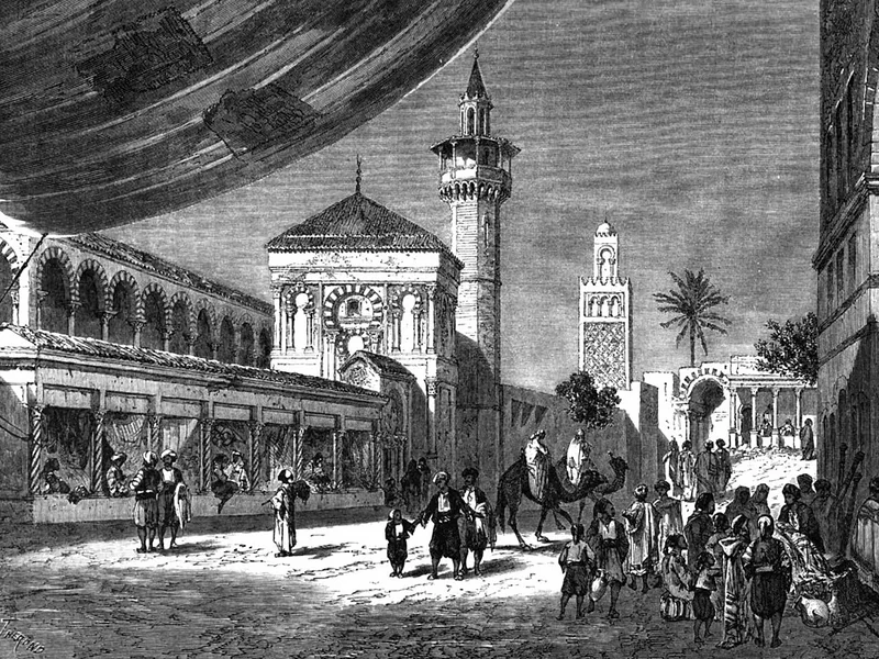 1822-Louis-Amable Crapelet - Un bazar a Tunisi